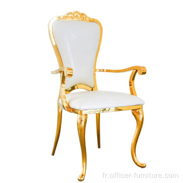 Chaise de banquet d&#39;hôtel en or